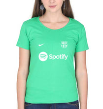 Load image into Gallery viewer, Barcelona 2022-23 T-Shirt for Women-flag green-Ektarfa.online

