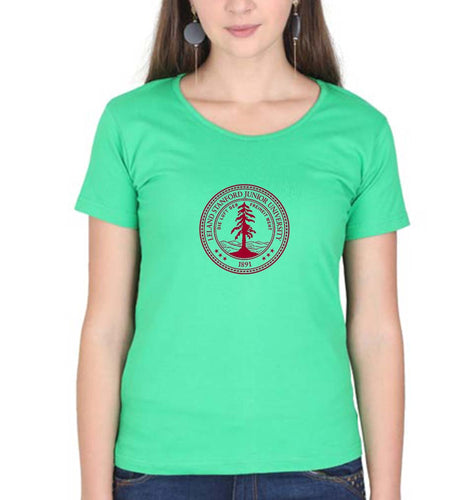 Stanford T-Shirt for Women-Flag Green-Ektarfa.online