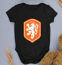 Load image into Gallery viewer, Netherlands Football Kids Romper For Baby Boy/Girl-Black-Ektarfa.online
