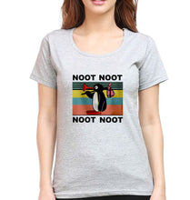 Load image into Gallery viewer, Pingu T-Shirt for Women-Grey Melange-Ektarfa.online
