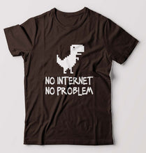 Load image into Gallery viewer, Internet T-Shirt for Men-Coffee Brown-Ektarfa.online
