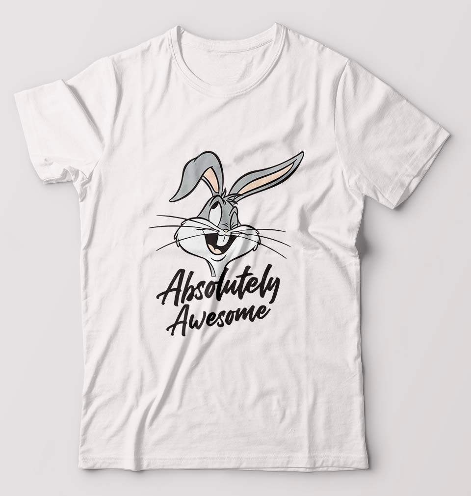 Rabbit Bunny T-Shirt for Men-White-Ektarfa.online