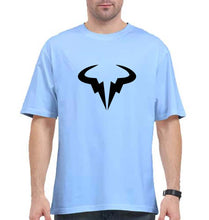 Load image into Gallery viewer, Rafael Nadal (RAFA) Oversized T-Shirt for Men-Baby Blue-Ektarfa.online
