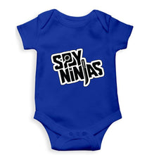 Load image into Gallery viewer, Spy Ninja Kids Romper For Baby Boy/Girl-0-5 Months(18 Inches)-Royal Blue-Ektarfa.online
