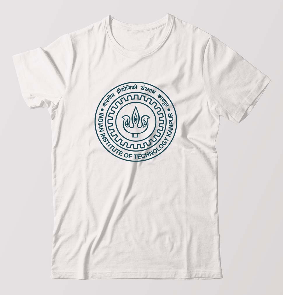 IIT Kanpur T-Shirt for Men-White-Ektarfa.online