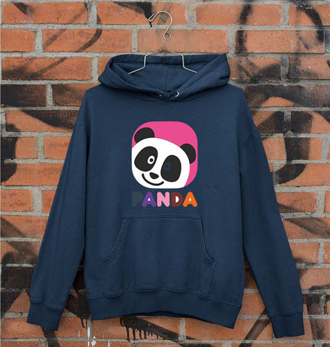 Panda Unisex Hoodie for Men/Women-Navy Blue-Ektarfa.online