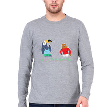 Load image into Gallery viewer, Tuca &amp; Bertie Full Sleeves T-Shirt for Men-Grey Melange-Ektarfa.online
