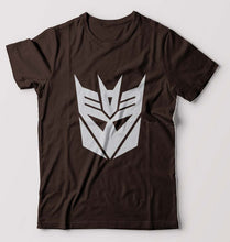 Load image into Gallery viewer, Decepticon Transformers T-Shirt for Men-S(38 Inches)-Coffee Brown-Ektarfa.online
