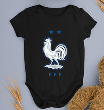 Load image into Gallery viewer, France Football Kids Romper For Baby Boy/Girl-0-5 Months(18 Inches)-Black-Ektarfa.online
