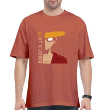 Load image into Gallery viewer, Monkey D. Luffy Oversized T-Shirt for Men-Coral-Ektarfa.online
