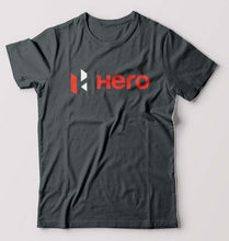Load image into Gallery viewer, Hero MotoCorp T-Shirt for Men-S(38 Inches)-Steel grey-Ektarfa.online
