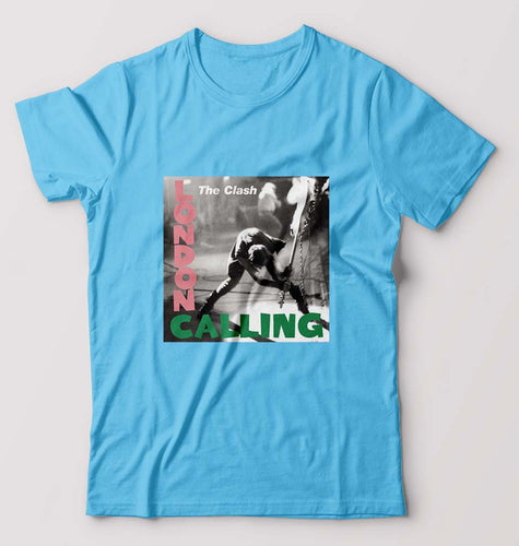 London Calling T-Shirt for Men-Light Blue-Ektarfa.online