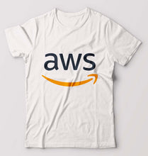 Load image into Gallery viewer, Amazon AWS T-Shirt for Men-White-Ektarfa.online

