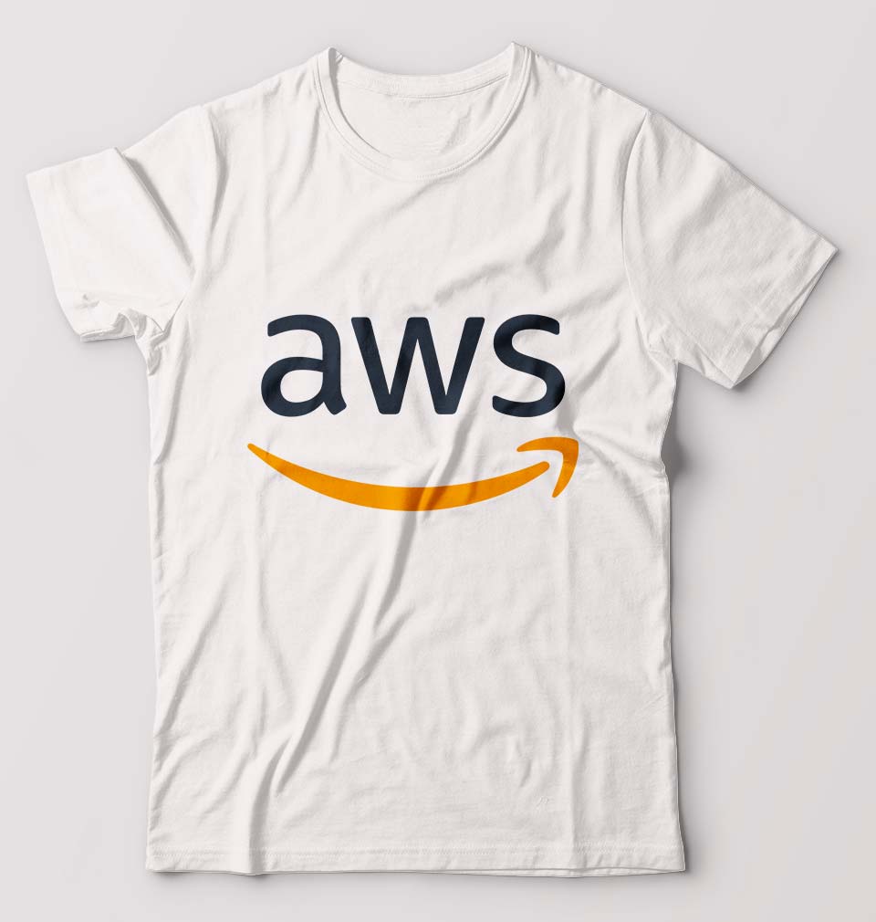 Amazon AWS T-Shirt for Men-White-Ektarfa.online