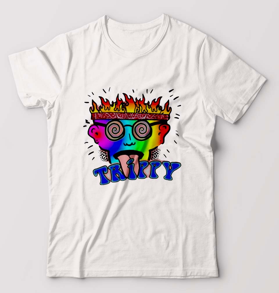 Trippy T-Shirt for Men-White-Ektarfa.online