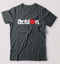 Load image into Gallery viewer, Action T-Shirt for Men-S(38 Inches)-Steel grey-Ektarfa.online
