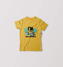 Load image into Gallery viewer, Swimming Kids T-Shirt for Boy/Girl-Golden Yellow-Ektarfa.online
