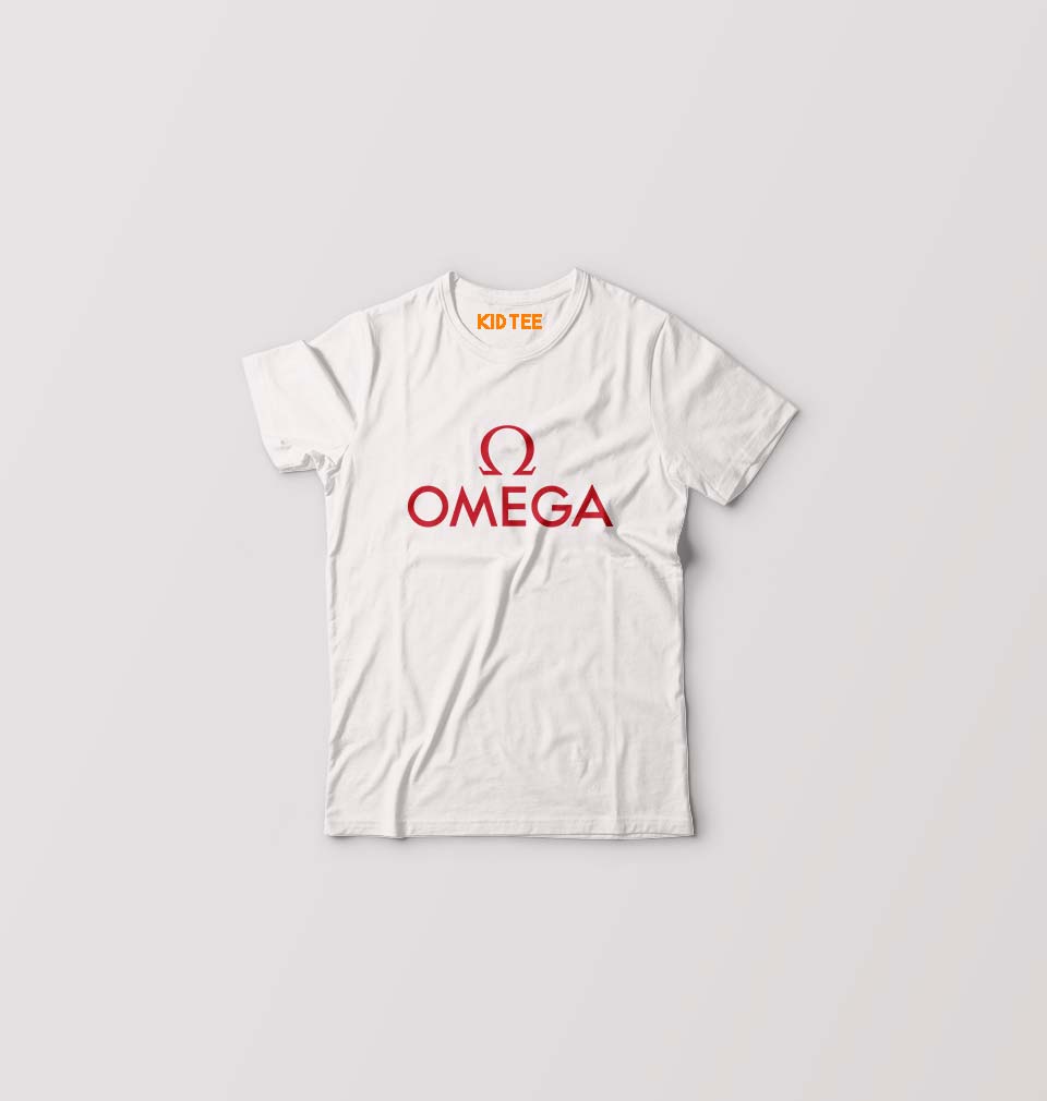 Omega Kids T-Shirt for Boy/Girl-0-1 Year(20 Inches)-White-Ektarfa.online