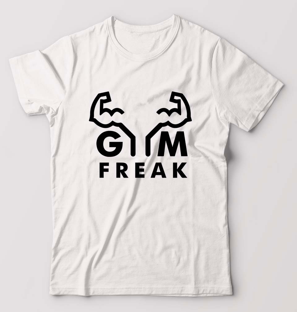 Gym T-Shirt for Men-White-Ektarfa.online