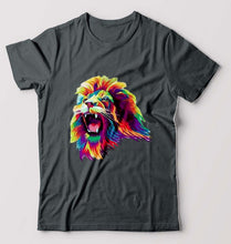 Load image into Gallery viewer, Lion T-Shirt for Men-Steel grey-Ektarfa.online
