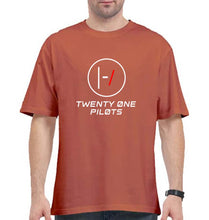 Load image into Gallery viewer, Twenty one pilots Oversized T-Shirt for Men-Coral-Ektarfa.online
