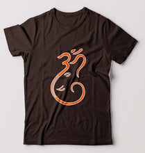 Load image into Gallery viewer, Ganpati JI(Ganesh) T-Shirt for Men-Coffee Brown-Ektarfa.online
