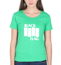 Load image into Gallery viewer, Black Flag T-Shirt for Women-Flag Green-Ektarfa.online
