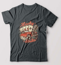 Load image into Gallery viewer, Poker T-Shirt for Men-S(38 Inches)-Steel grey-Ektarfa.online
