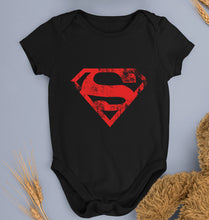 Load image into Gallery viewer, Superman Superhero Kids Romper For Baby Boy/Girl-0-5 Months(18 Inches)-Black-Ektarfa.online
