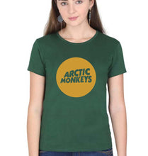 Load image into Gallery viewer, Arctic Monkeys T-Shirt for Women-XS(32 Inches)-Dark Green-Ektarfa.online
