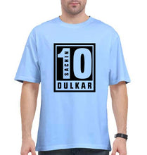Load image into Gallery viewer, Sachin Tendulkar Oversized T-Shirt for Men-Baby Blue-Ektarfa.online
