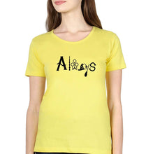 Load image into Gallery viewer, Harry Potter T-Shirt for Women-XS(32 Inches)-Yellow-Ektarfa.online
