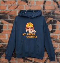 Load image into Gallery viewer, Ganpati JI(Ganesh) Unisex Hoodie for Men/Women-Navy Blue-Ektarfa.online
