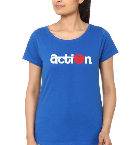 Action T-Shirt for Women-Royal Blue-Ektarfa.online