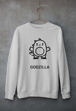 Load image into Gallery viewer, Godzilla Unisex Sweatshirt for Men/Women-S(40 Inches)-Grey Melange-Ektarfa.online
