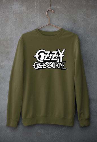 Ozzy Osbourne Unisex Sweatshirt for Men/Women-Olive Green-Ektarfa.online