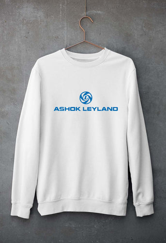 Ashok Leyland Unisex Sweatshirt for Men/Women-White-Ektarfa.online