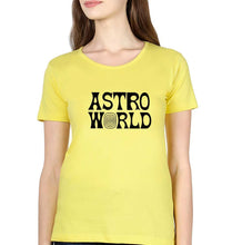 Load image into Gallery viewer, Astroworld Travis Scott T-Shirt for Women-XS(32 Inches)-Yellow-Ektarfa.online
