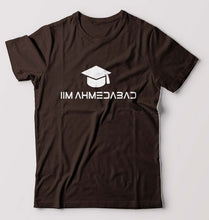 Load image into Gallery viewer, IIM A Ahmedabad T-Shirt for Men-S(38 Inches)-Coffee Brown-Ektarfa.online
