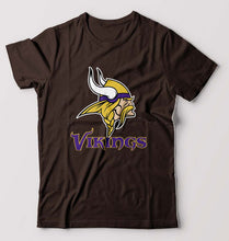 Load image into Gallery viewer, Vikings T-Shirt for Men-Coffee Brown-Ektarfa.online
