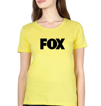 Load image into Gallery viewer, Fox T-Shirt for Women-Yellow-Ektarfa.online
