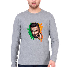 Load image into Gallery viewer, Conor McGregor Full Sleeves T-Shirt for Men-S(38 Inches)-Grey Melange-Ektarfa.online
