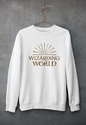 Wizarding World Unisex Sweatshirt for Men/Women-White-Ektarfa.online