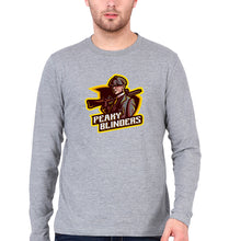 Load image into Gallery viewer, Peaky Blinders Full Sleeves T-Shirt for Men-Grey Melange-Ektarfa.online
