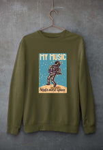 Load image into Gallery viewer, Music Unisex Sweatshirt for Men/Women-S(40 Inches)-Olive Green-Ektarfa.online
