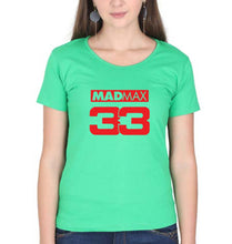 Load image into Gallery viewer, Max Verstappen T-Shirt for Women-XS(32 Inches)-flag green-Ektarfa.online
