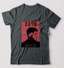 Load image into Gallery viewer, Zayn Malik T-Shirt for Men-S(38 Inches)-Steel Grey-Ektarfa.online
