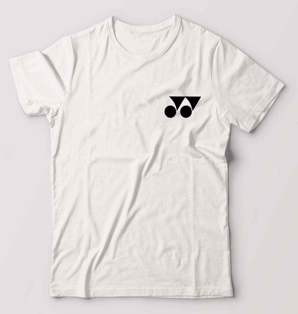 Yonex T-Shirt for Men-S(38 Inches)-White-Ektarfa.online