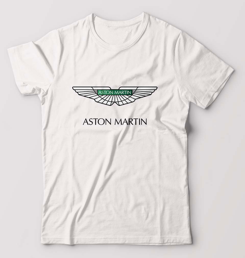 Aston Martin T-Shirt for Men-S(38 Inches)-White-Ektarfa.online