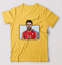 Load image into Gallery viewer, Ravichandran Ashwin T-Shirt for Men-S(38 Inches)-Golden Yellow-Ektarfa.online
